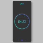 Creative Digital Clock UI Design Using Html CSS & Vanilla JavaScript