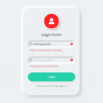 Login Form Validation With Shake Effect