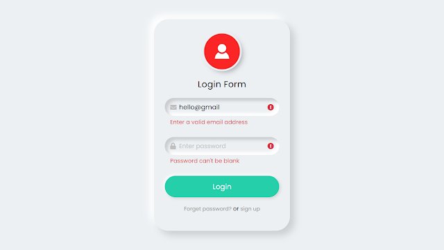 Login Form Validation With Shake Effect