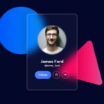 How To Create Glassmorphism Profile Card Using HTML & CSS