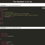 How To Make Cheat Sheet Using HTML, CSS & JavaScript