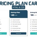 How To Create Pricing Plan Card Using HTML and CSS