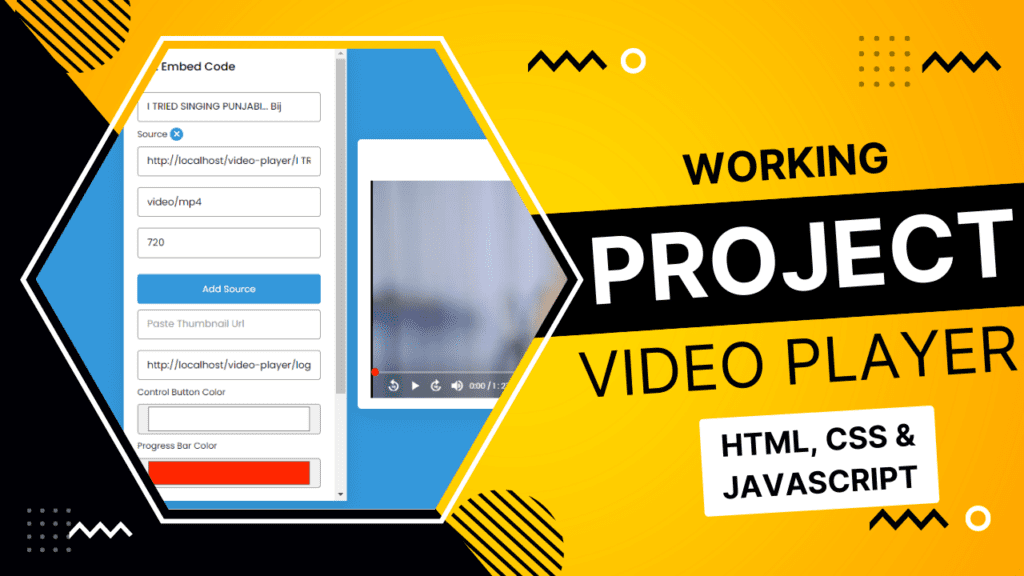 How to Generate Embed Code for a Custom Video Player Using JavaScript and PHP